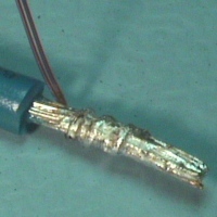 joining aluminium wire to a copper litzwire