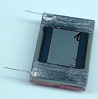 soldering conductive areas on LCD